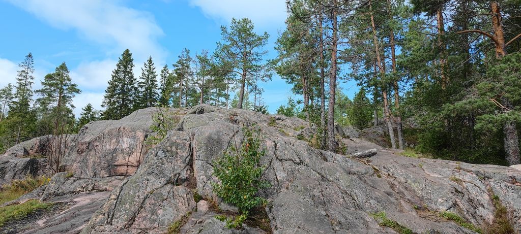 Питкярантский р-н, Хийденвуори, скальный выступ